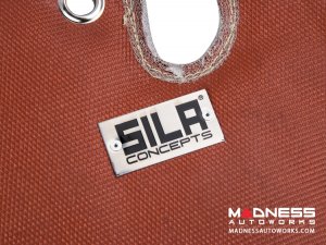 FIAT 500 Turbo Thermal Blanket - 1.4L Multi Air Turbo - Red Silicone/ Fiberglass 